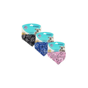 Pet bandana 1.5x45cm assorted colours