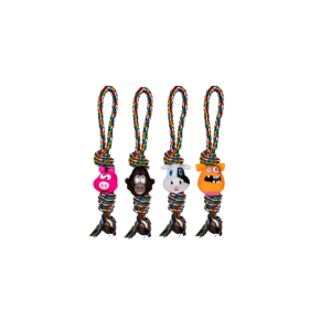 Pet Dog Toy Rope And Animal Assorted 40Cm