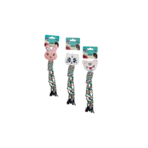 Pet Puppy Toy Plush And Rope Tassle 26cm
