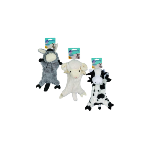 Pet Puppy Toy Farm Animal Crinkle Assorted