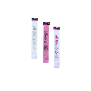 Party Sash Bride To Be Assorted