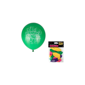 Balloons Helium 10Pc Mix Colour Birthday F-01