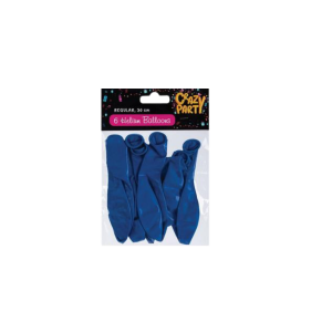 Balloons Helium 6Pc Blue F-01