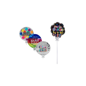 Balloons Air Fill Mini Happy Birthday Assorted
