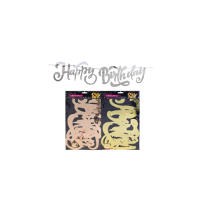 Party Banner Happy Birthday Cutout 1.1m