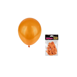 Balloons Helium 6Pc Orange F-01