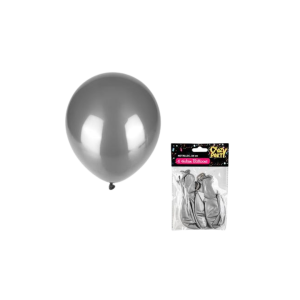 Balloons Helium 6Pc Metallic Silver F-01
