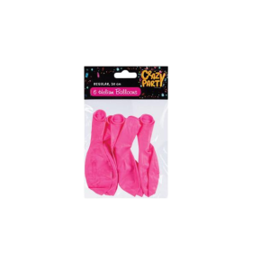 Balloons Helium 6Pc Pink F-01