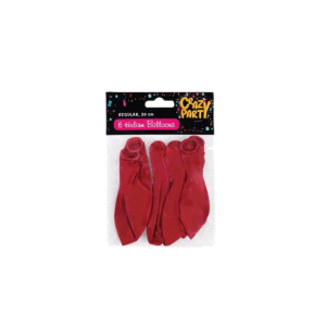 Balloons Helium 6Pc Red F-01