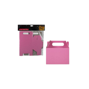 Party Loot Snack Box 6Pce Pink