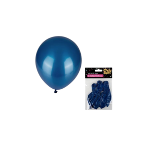 Balloons Helium 6Pc Metallic Blue F-01