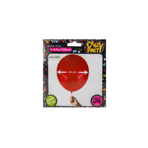 Balloons Giant 6Pc Red F-02