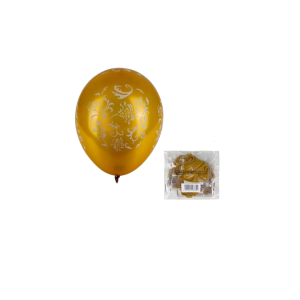 Balloons Helium 1Pc Design Gold F-01
