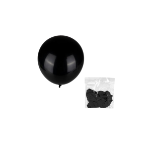Balloons Helium 1Pc Black F-01